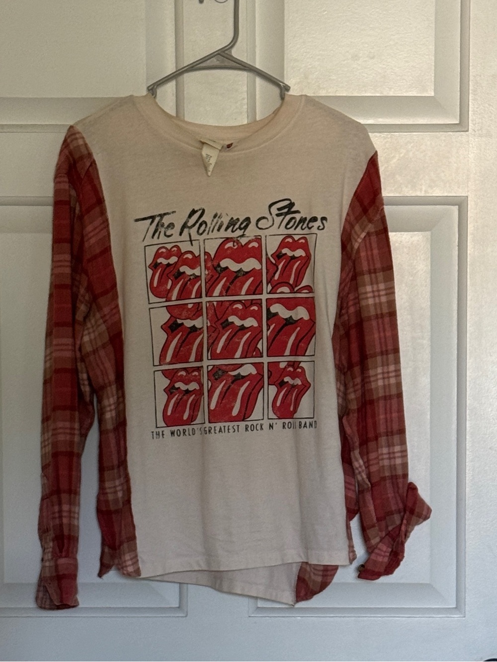 Custom Rolling Stone Flannel Tee